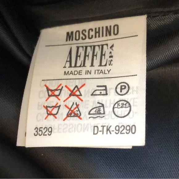 Vintage Moschino Cheap & Chic plaid skirt size 10, mint condition - Picture 6 of 7